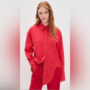 NWT Lioness Off Duty Denim Shirt